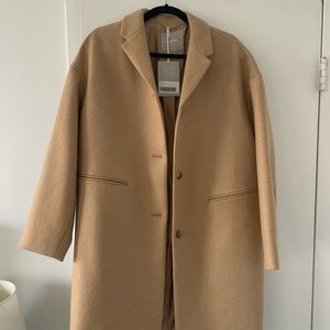 Everlane Cocoon Coat — Camel, Size 6